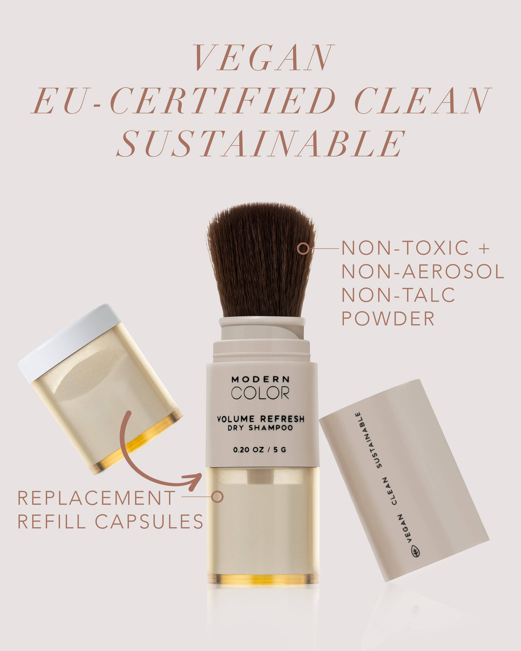 Volume Refresh Dry Shampoo Powder Brush