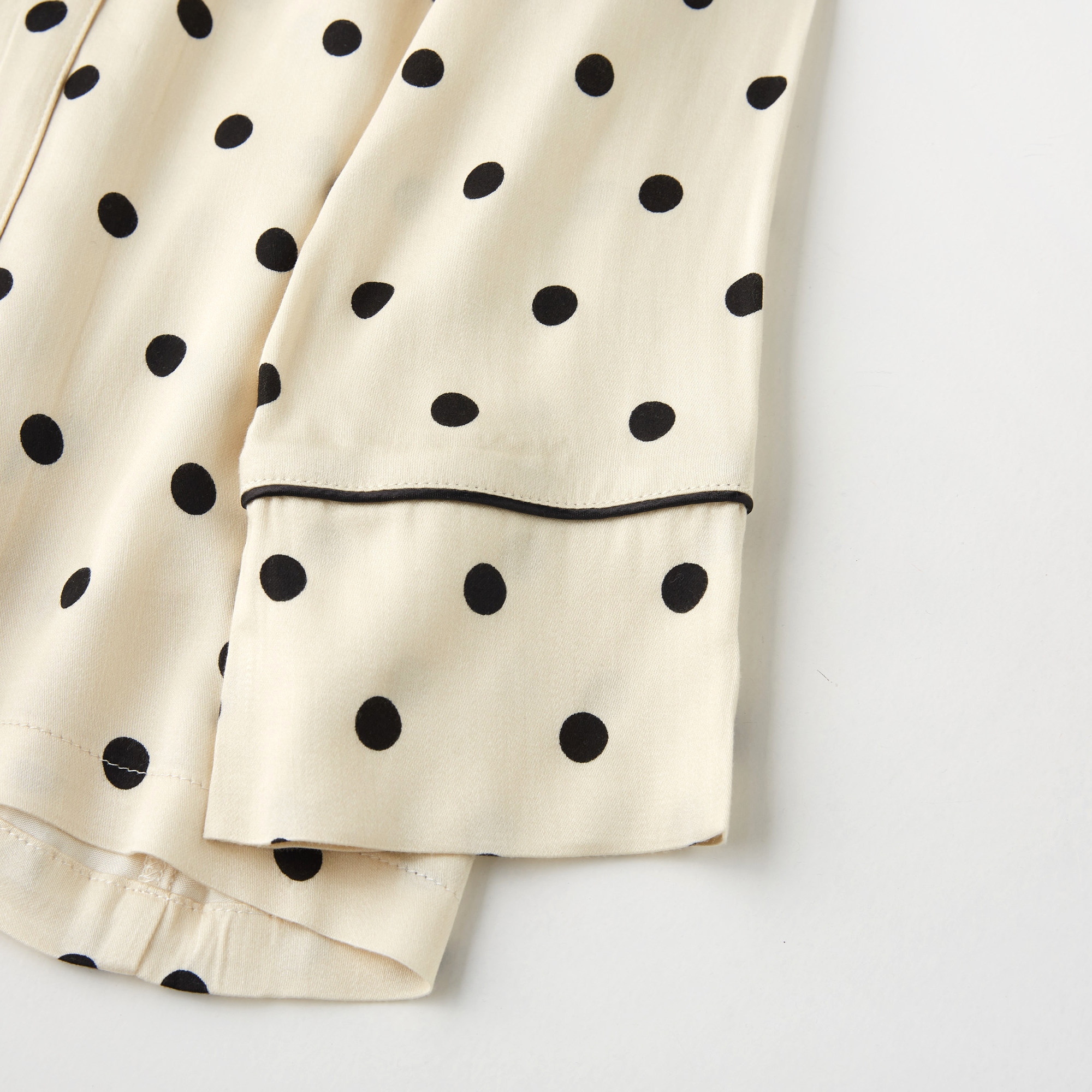 Polka Dot Viscose Pajama Set – Soft Spa & Loungewear
