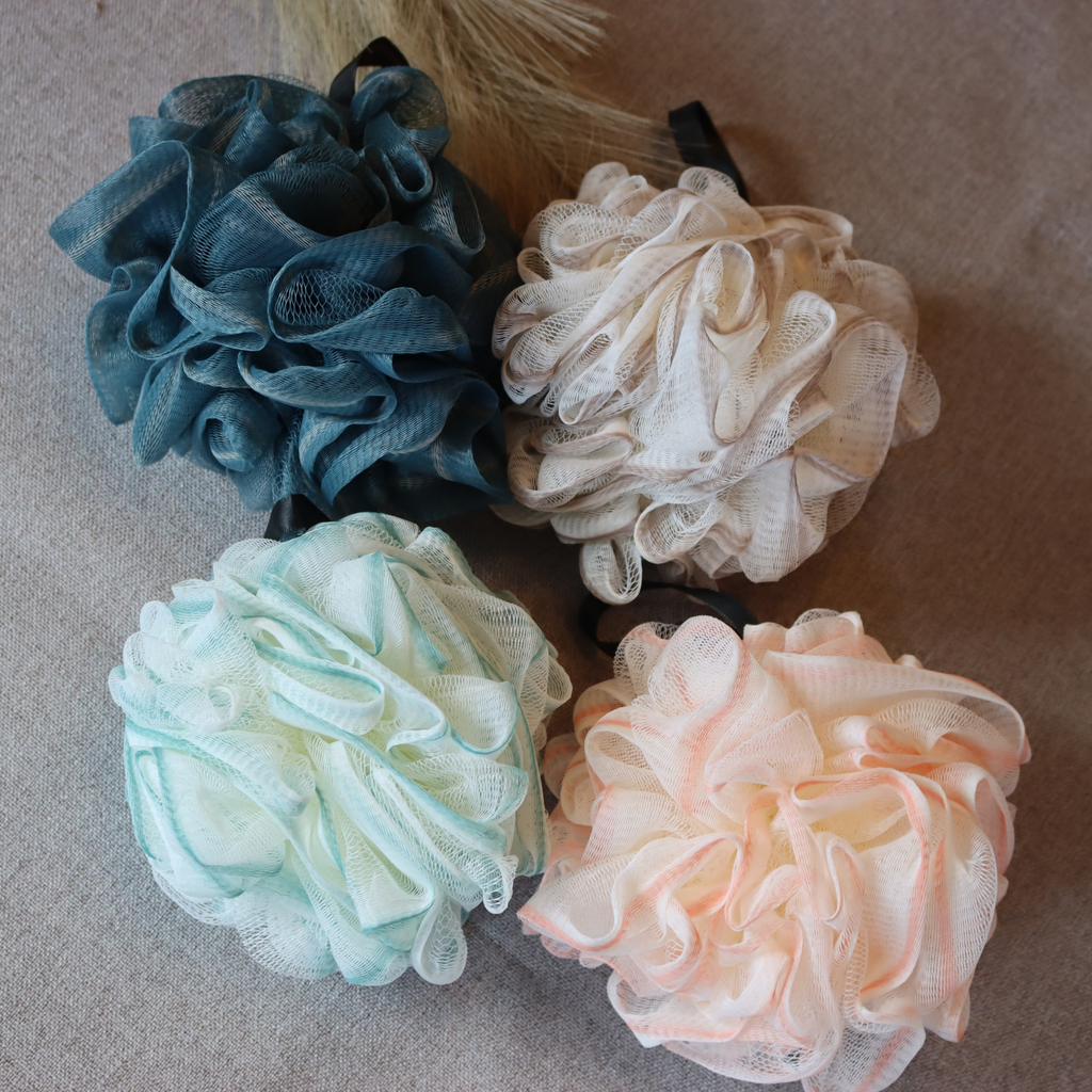 Spring Blossom Bath Floral Shower Loofahs Skin Friendly SPA