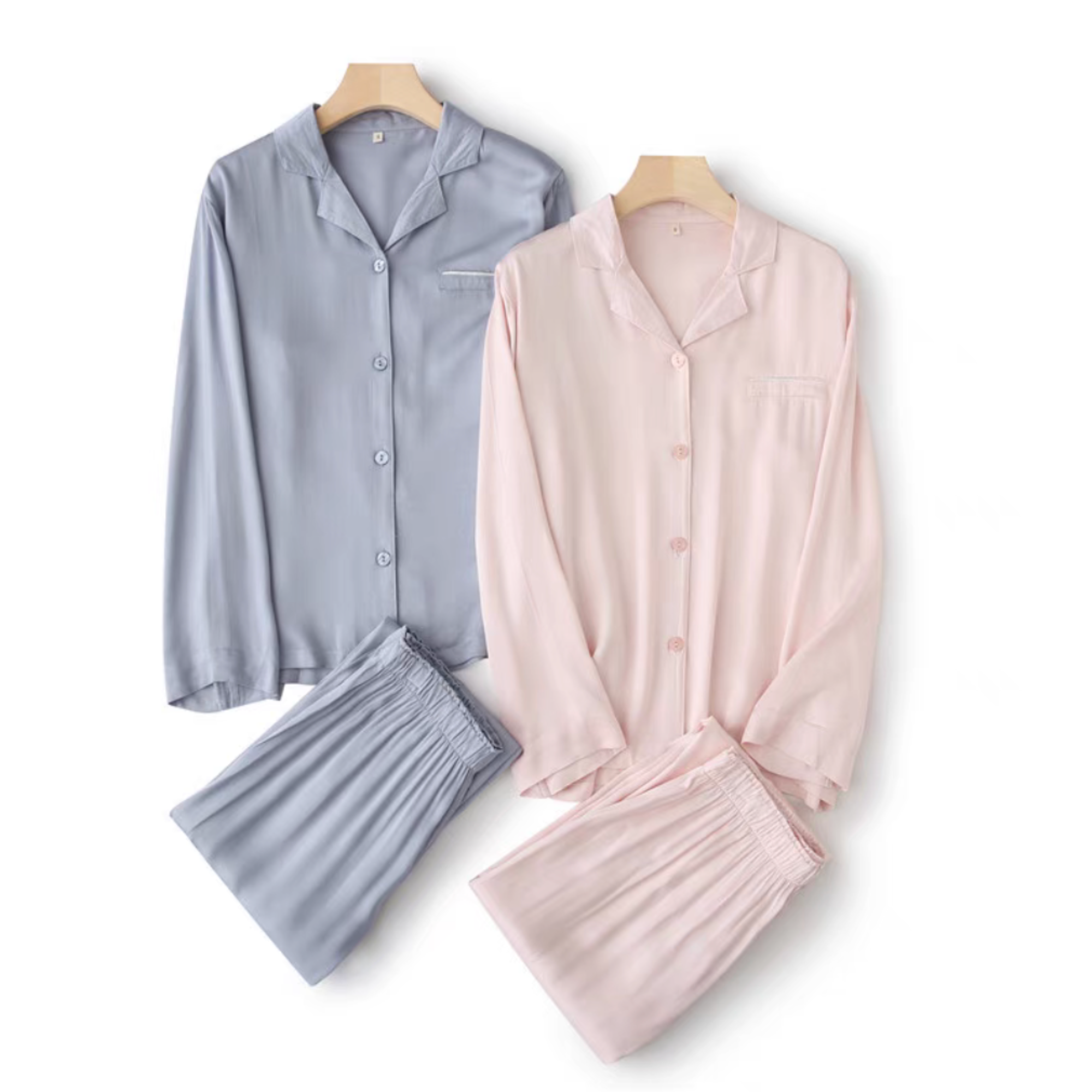 Men’s Viscose Pajamas –Cozy Holiday Lounge & Couple Gift Set