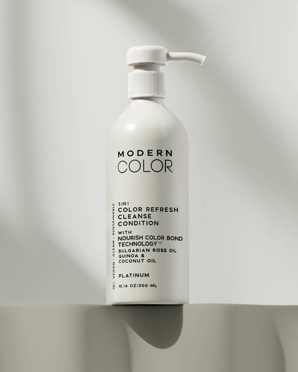 3-In-1 Hair Color Refresh + Cleanse + Condition - Platinum