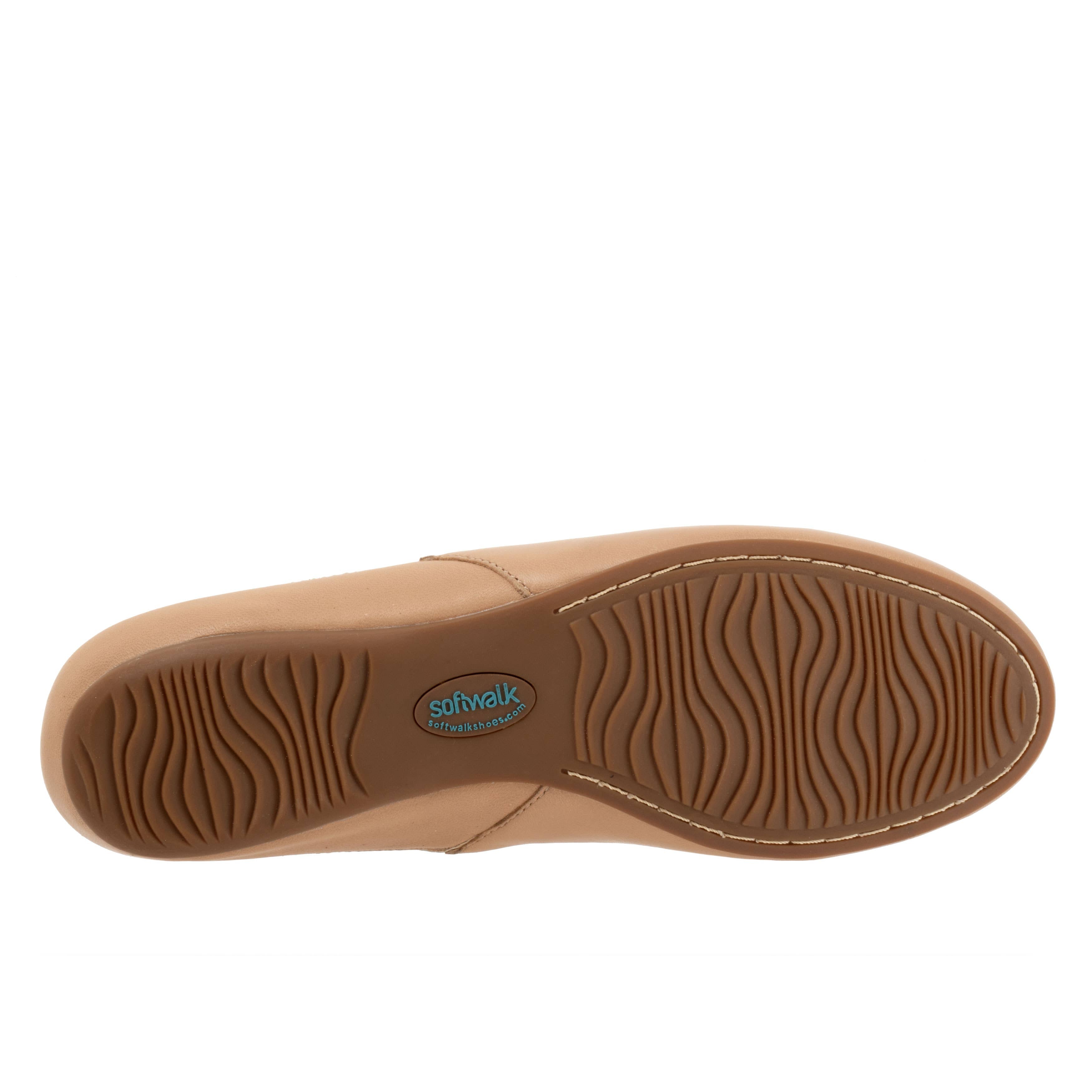 SoftWalk Sheffield Women's Leather Sling Back Ballet Flat