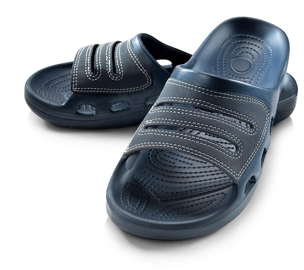 Sandals Shower Slides 4 Men Open Toe Slip-On Waterproof.