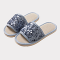 Sequin Linen House Slippers – Bridal & Spa Collection