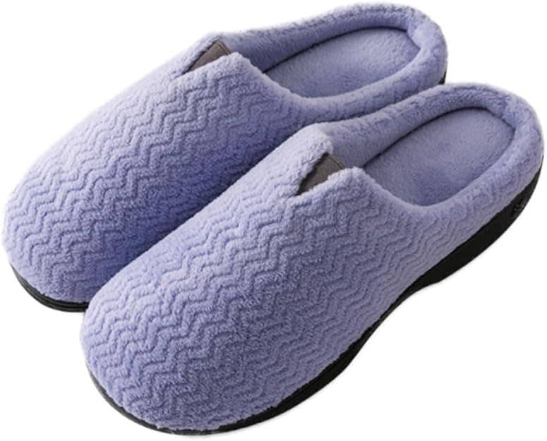 Roxoni Women's Comfort Soft Winter Memory Foam Clog House Sl