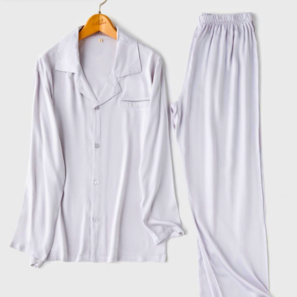 Men’s Viscose Pajamas –Cozy Holiday Lounge & Couple Gift Set