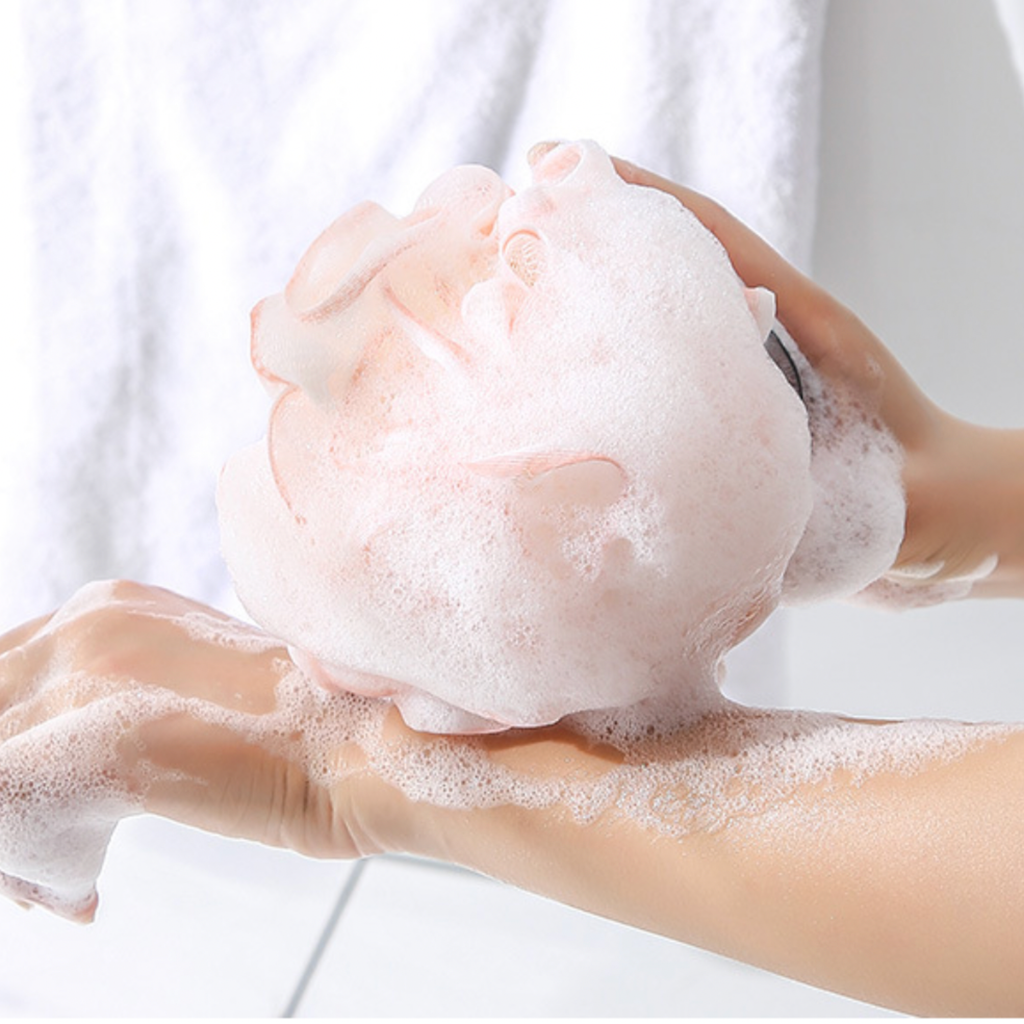 Spring Blossom Bath Floral Shower Loofahs Skin Friendly SPA