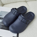 Roxoni Women's Clogs with Adjustable Buckle, Antislip Sole