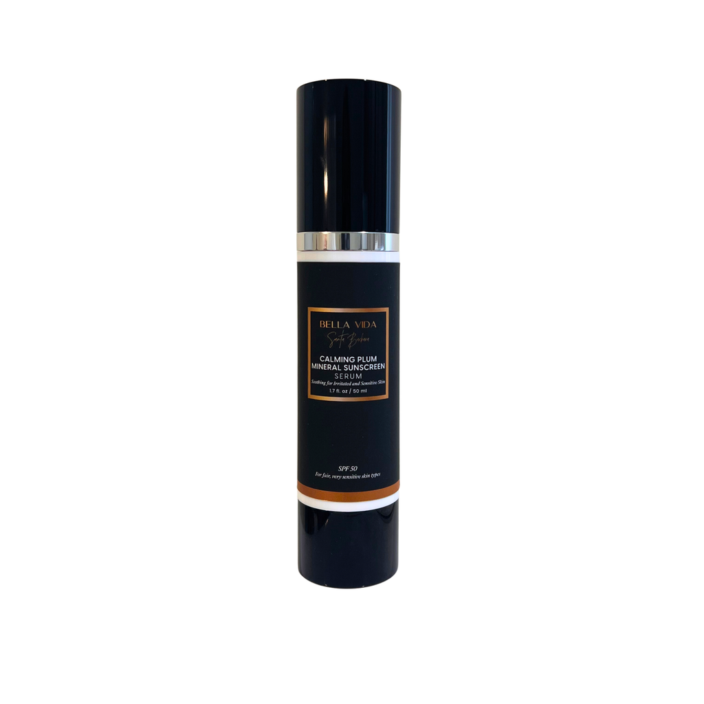 New! Calm Plum Sunscreen Serum SPF 30+