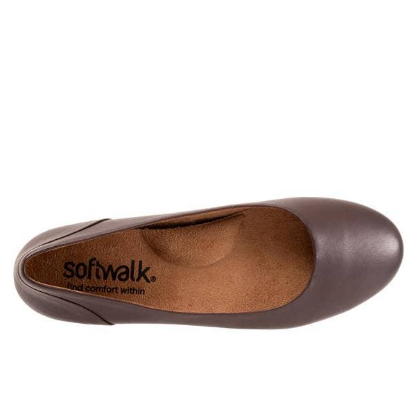 SoftWalk Shiraz Women's Ballet Flat Leather Comfort Shoe
