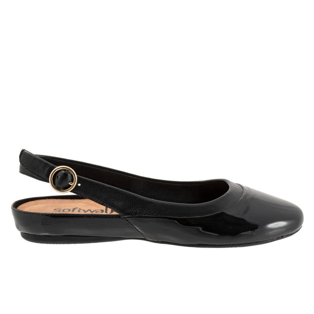 SoftWalk Sheffield Women's Leather Sling Back Ballet Flat