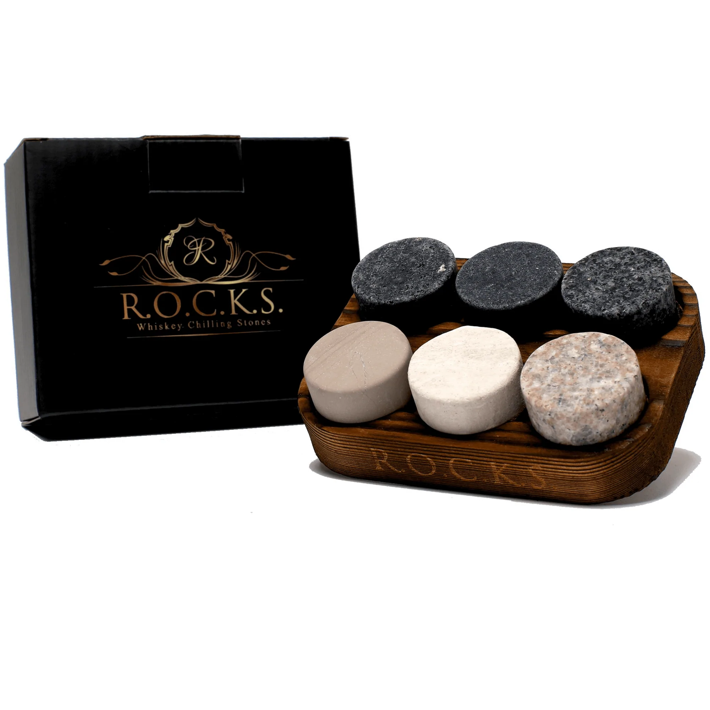 The Original ROCKS Whiskey Chilling Stones